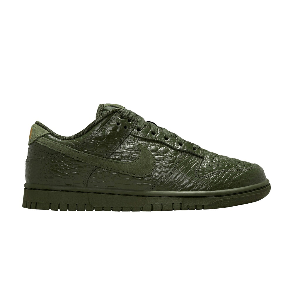 ナイキ ダンク カーボン 緑 グリーン ゴールド ダンクロー 'CROCODILE' スニーカー レディース NIKE WMNS DUNK LOW / CARBON GREEN METALLIC GOLD