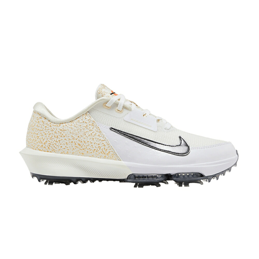 ナイキ ズーム ゴルフ ゴールド 白色 ホワイト 'THE PACK' スニーカー メンズ NIKE AIR ZOOM INFINITY TOUR 2 GOLF OPEN CHAMPIONSHIP / SAIL METALLIC GOLD WHITE