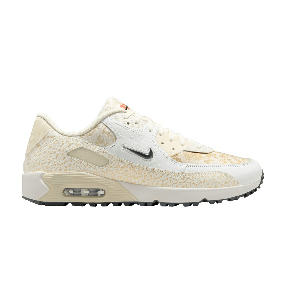 ナイキ マックス ゴルフ 白色 ホワイト ゴールド エアマックス THE PACK スニーカー メンズ NIKE AIR MAX 90 GOLF OPEN CHAMPIONSHIP / WHITE METALLIC GOLD SAIL