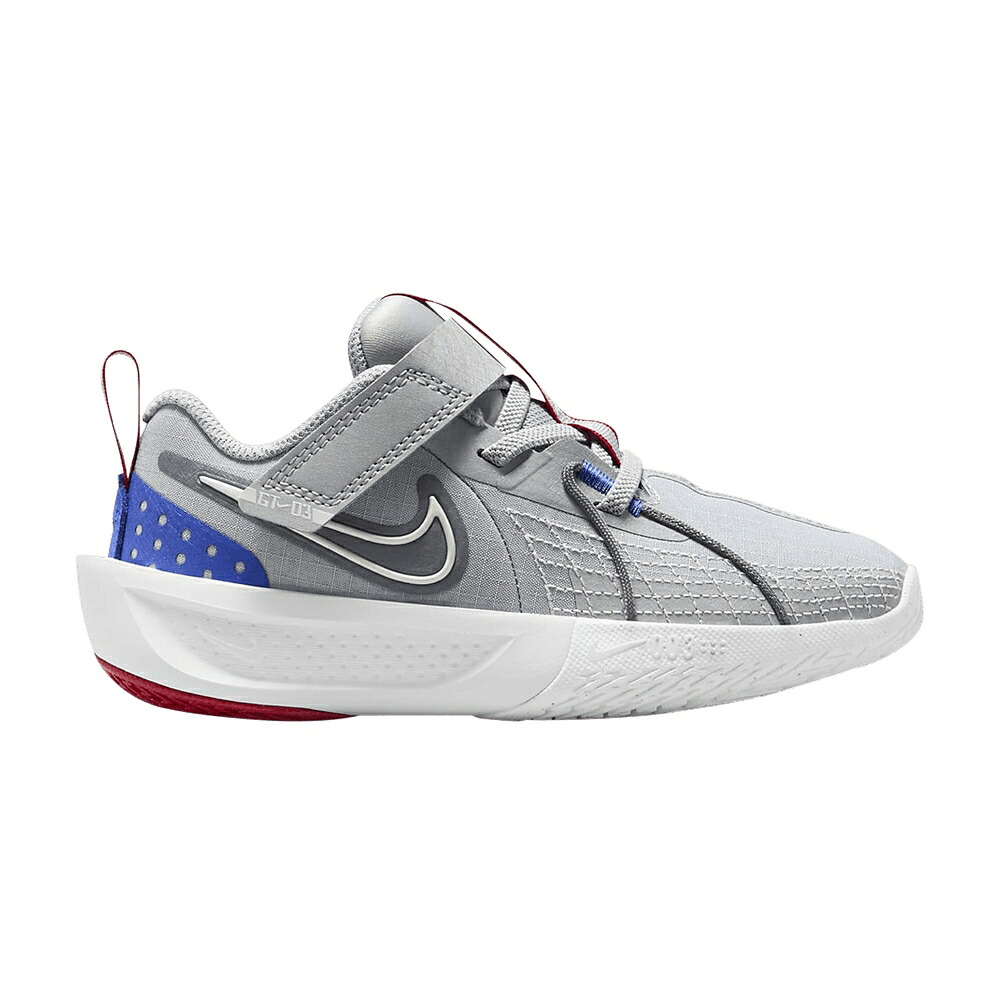 ナイキ 灰色 グレー クール 'WOLF BLUE' ジュニア キッズ NIKE GT CUT 3 PS GREY ASTRONOMY / WOLF GREY COOL GREY ASTRONOMY ベビー マタニティ スニーカー｜スニケス