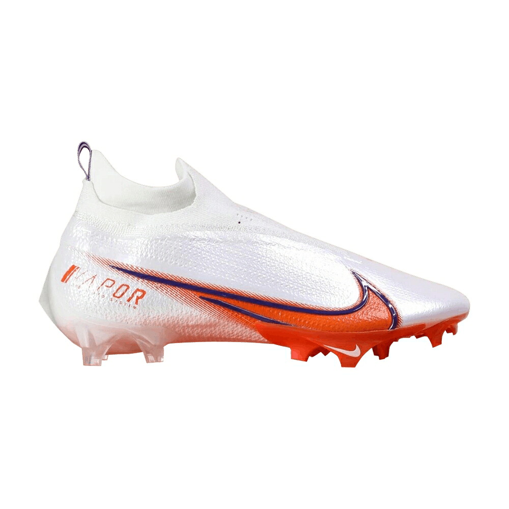 ナイキ エリート 飛球編み物 白いこと 白いこと 橙 オレンジ色 \u0027CLEMSON AWAY\u0027 スニーカー メンズ NIKE VAPOR EDGE ELITE 360 FLYKNIT PE / WHITE UNIVERSITY ORANGE