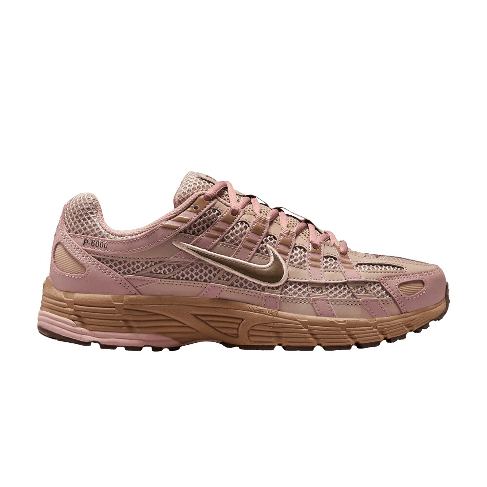 ナイキ ピンク オックスフォード 'FOSSIL STONE' スニーカー レディース NIKE WMNS P-6000 SE / FOSSIL STONE HEMP PINK OXFORD