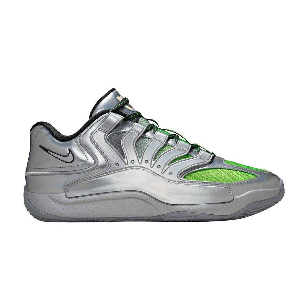 ナイキ しろがね色 しろがね色 緑 緑であること ストライク \u0027EYBL\u0027 スニーカー メンズ NIKE KD 18 EP / METALLIC SILVER GREEN STRIKE メンズ靴-靴-スニーカー