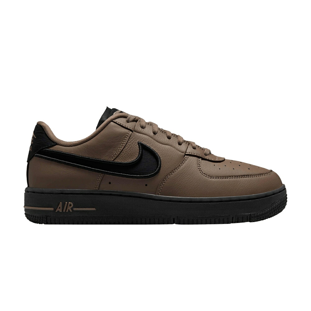 ナイキ ダンス 茶色 ブラウン 銀色 シルバー 黒色 ブラック エアフォース MINK BLACK スニーカー レディース NIKE WMNS AIR FORCE 1 DANCE LOW BROWN / MINK BROWN METALLIC SILVER BLACK