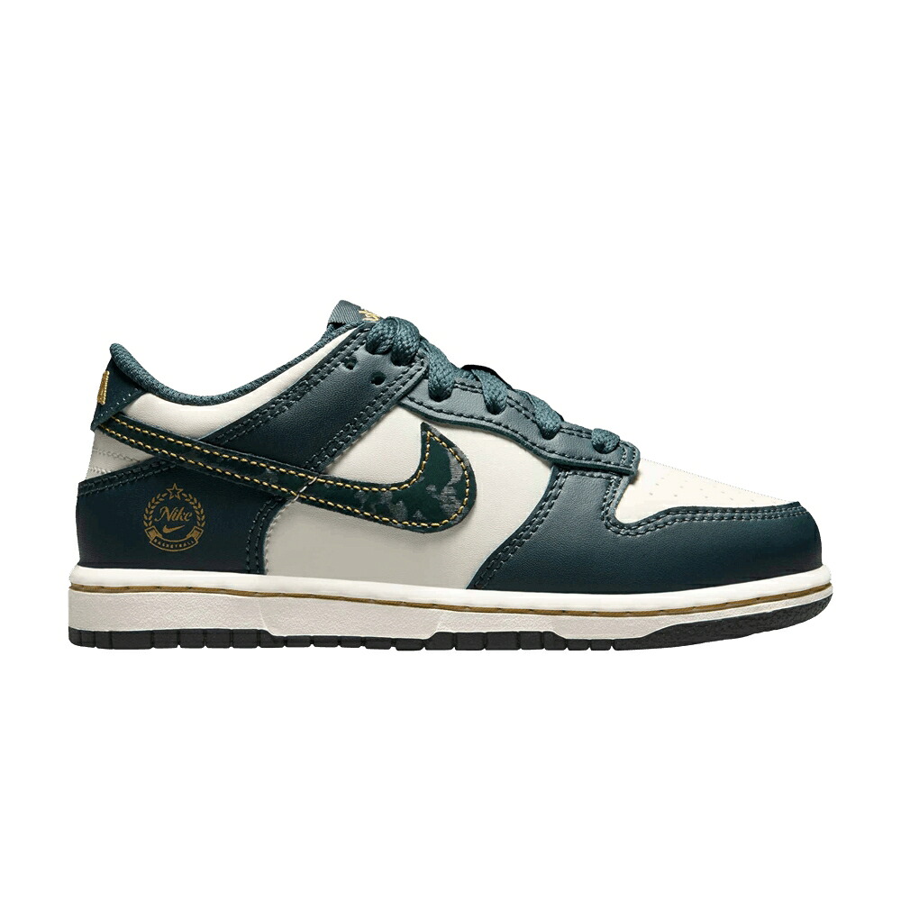 ナイキ ダンク ディープ アイボリー ビンテージ ヴィンテージ ダンクロー 'DEEP JUNGLE' ジュニア キッズ NIKE DUNK LOW PS / DEEP JUNGLE PALE IVORY VINTAGE ベビー マタニティ スニーカー|スニケス