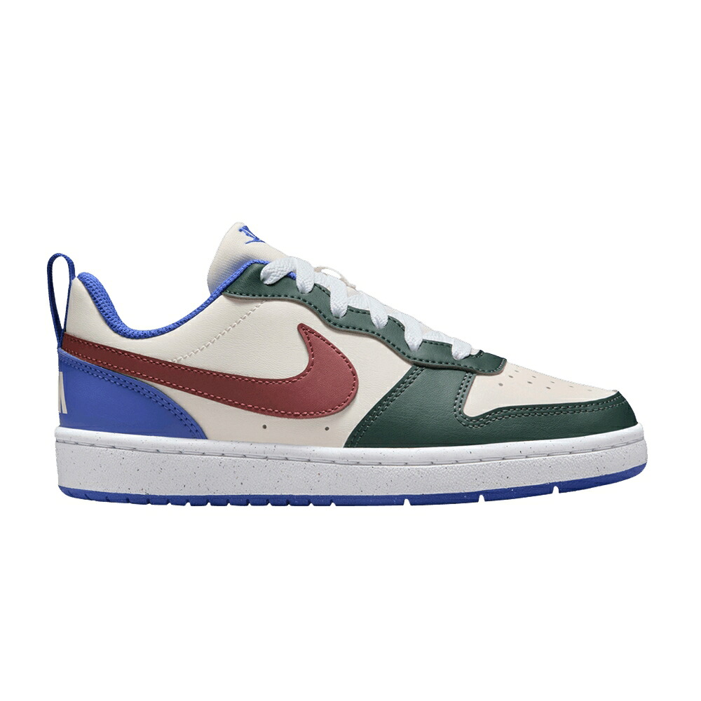 ナイキ コート 緑 グリーン ビンテージ ヴィンテージ ポニー コートバーロウ 'VINTAGE PONY' ジュニア キッズ NIKE COURT BOROUGH LOW RECRAFT GS GREEN DARK / VINTAGE GREEN DARK PONY SAIL ベビー マタニティ ス|スニケス
