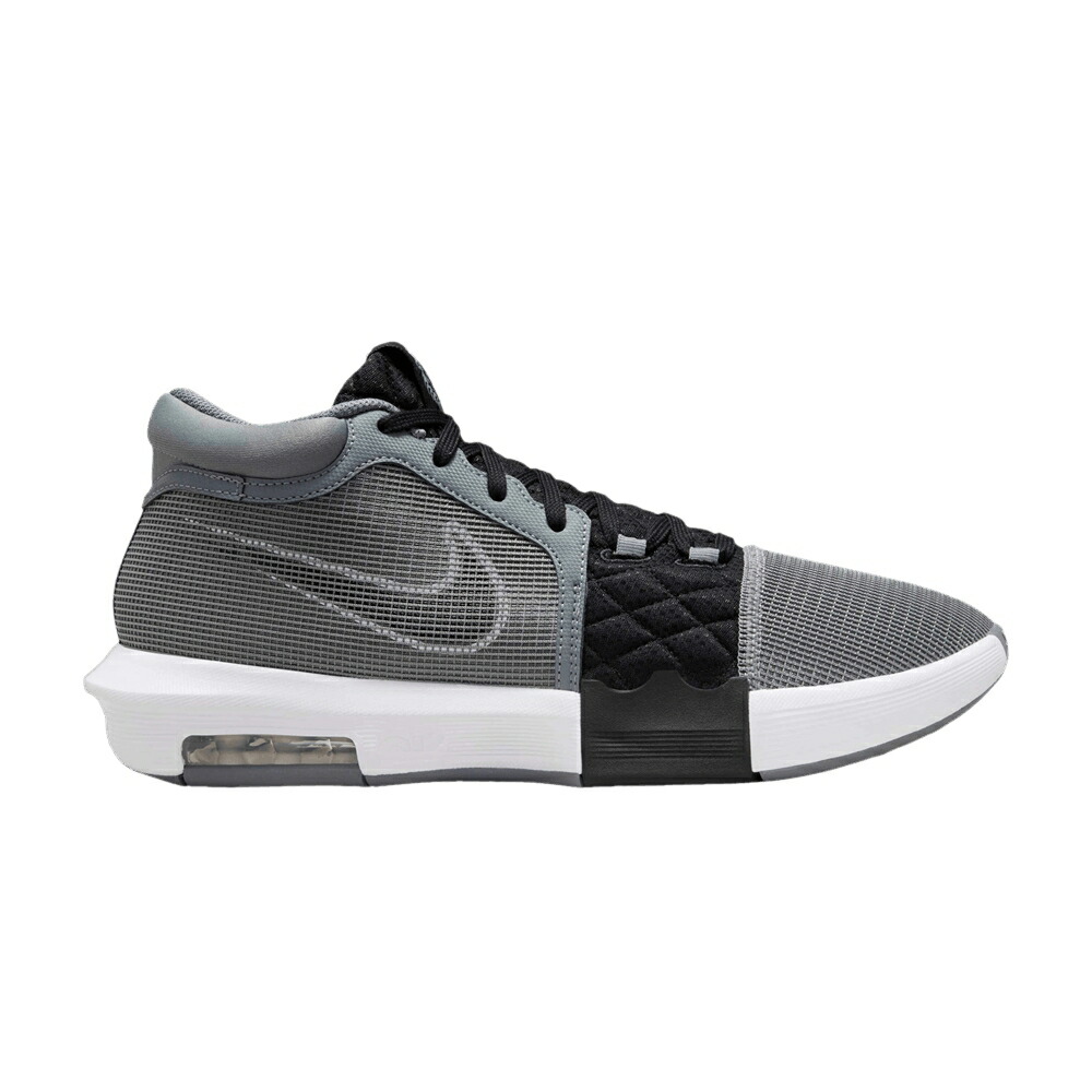 ナイキ レブロン 灰色 グレー クール 黒色 ブラック 白色 ホワイト ウィットネス COOL BLACK スニーカー メンズ NIKE LEBRON WITNESS 8 EP GREY / COOL GREY BLACK WHITE