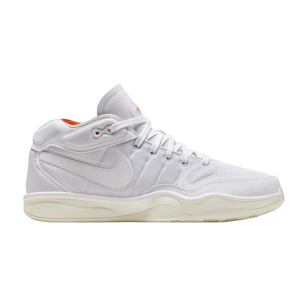 ナイキ ズーム 白色 ホワイト 橙 オレンジ FRESH スニーカー メンズ NIKE AIR ZOOM GT HUSTLE 2 EP / WHITE SAIL SAFETY ORANGE WHITE