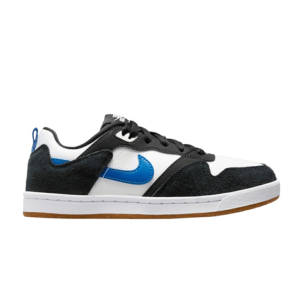 ナイキ エスビー 黒色 ブラック チーム 白色 ホワイト 茶色 ブラウン 'WHITE ROYAL' ジュニア キッズ NIKE ALLEYOOP SB GS BLACK TEAM / WHITE BLACK GUM LIGHT BROWN TEAM ベビー マタニティ スニーカー