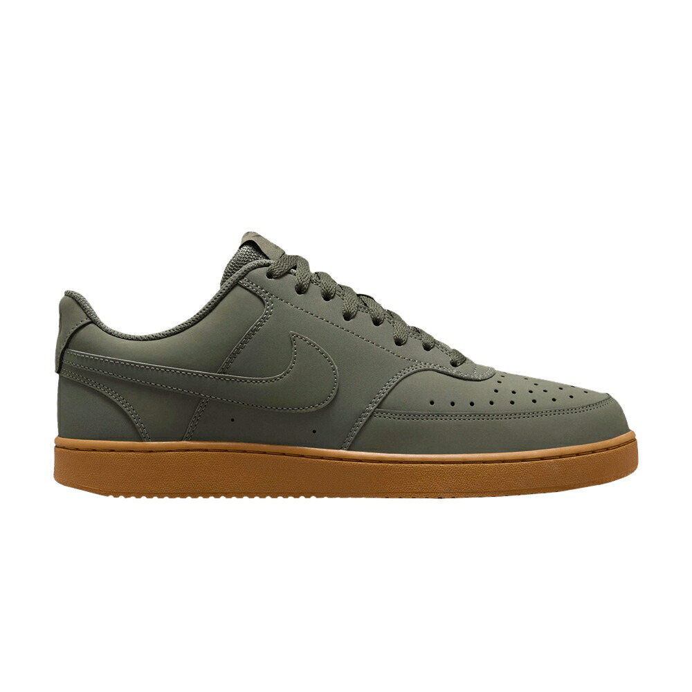 ナイキ コート 緑 グリーン カーゴ カーキ 'DARK GUM' スニーカー メンズ NIKE COURT VISION LOW GREEN / DARK GREEN CARGO KHAKI DARK