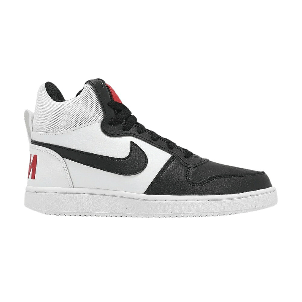 ナイキ コート ミッド 黒色 ブラック 白色 ホワイト 赤 レッド コートバーロウ 'WHITE RED' スニーカー レディース NIKE WMNS COURT BOROUGH MID BLACK UNIVERSITY / WHITE BLACK UNIVERSITY RED|スニケス
