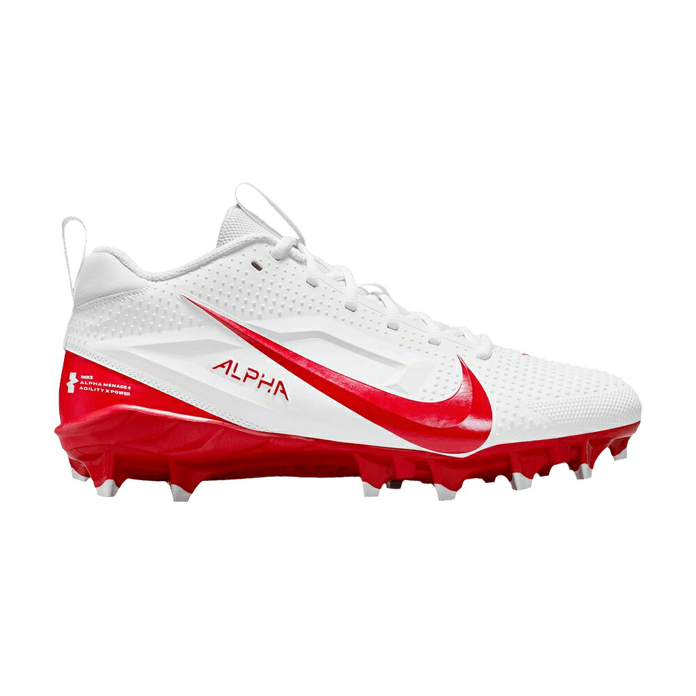 ナイキ アルファ 白色 ホワイト 赤 レッド WHITE RED スニーカー メンズ NIKE ALPHA MENACE 4 VARSITY UNIVERSITY / WHITE UNIVERSITY RED PHOTON DUST