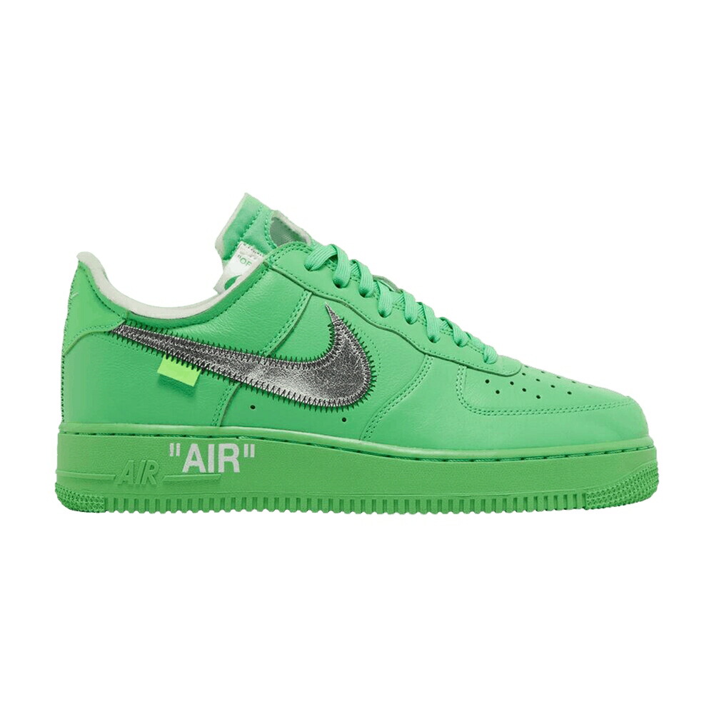 ナイキ オフホワイト 緑 グリーン エアフォース 'BROOKLYN' スニーカー メンズ NIKE OFF-WHITE X AIR FORCE 1 LOW SAMPLE / LIGHT GREEN SPARK