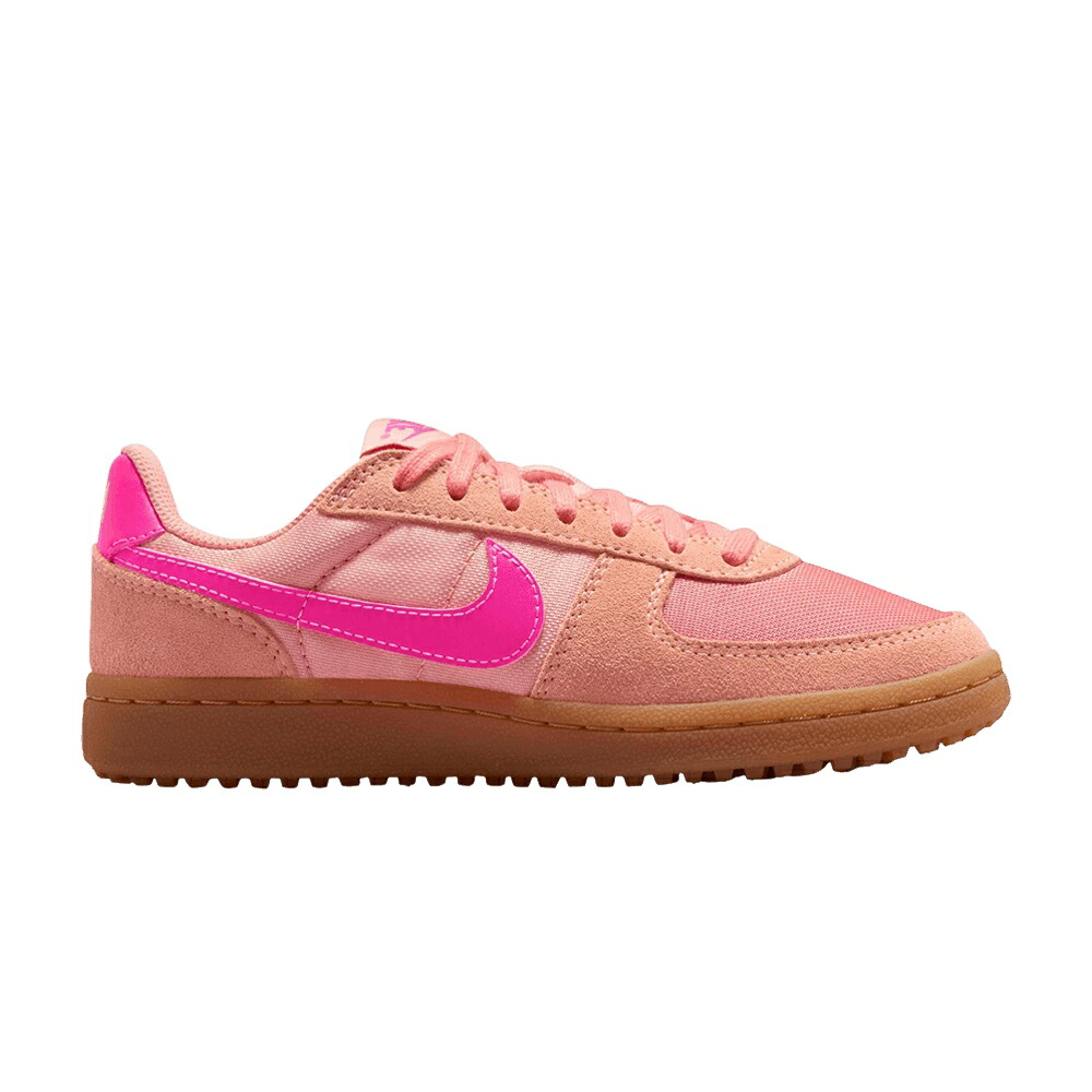 ナイキ フィールド ジェネラル 茶色 ブラウン 'APRICOT PINK' ジュニア キッズ NIKE FIELD GENERAL 82 GS AGATE HYPER / APRICOT AGATE GUM LIGHT BROWN ベビー マタニティ スニーカー｜スニケス