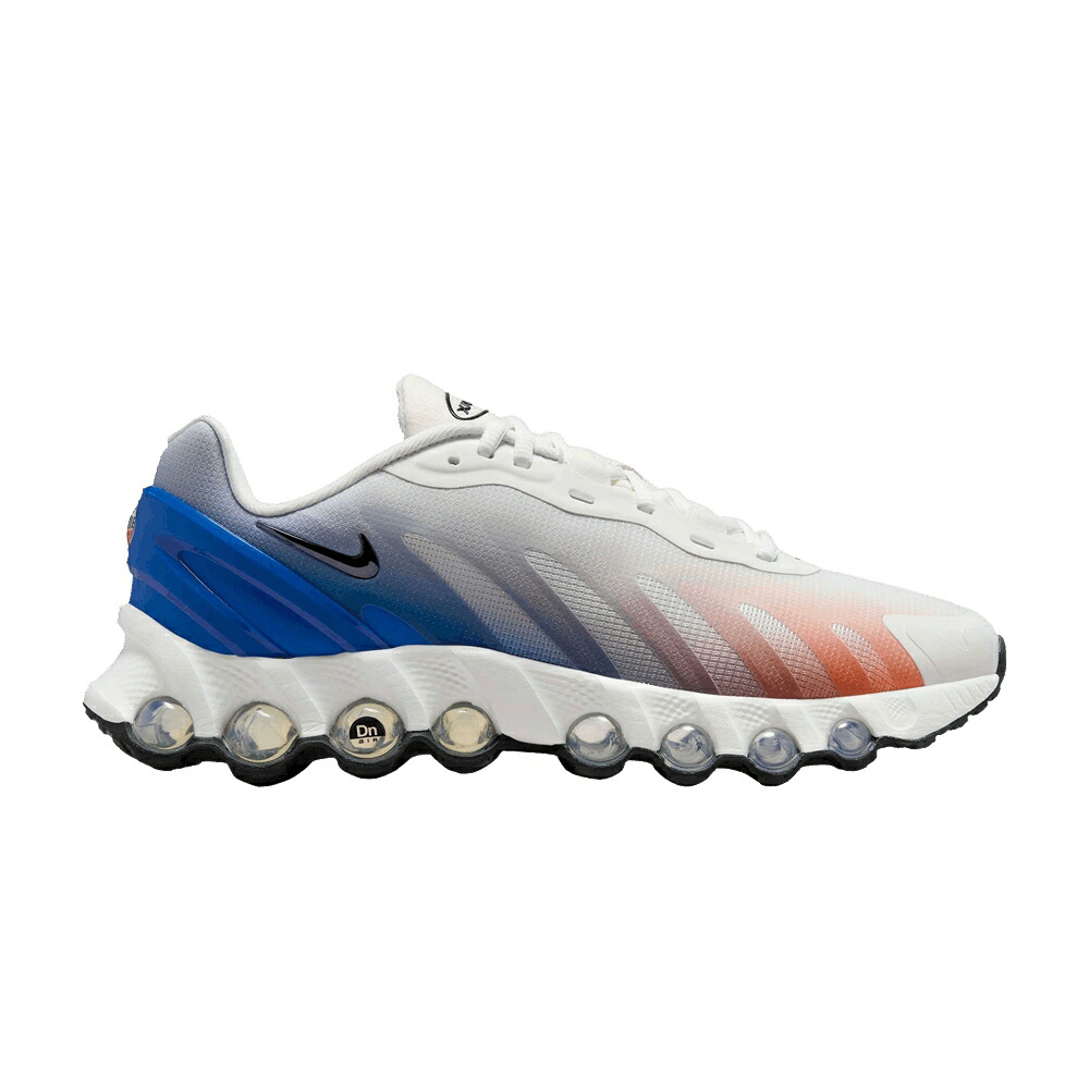 ナイキ マックス 橙 オレンジ ゲーム 白色 ホワイト エアマックス 'SAFETY ゲームロイヤル 青 ブルー' スニーカー メンズ NIKE AIR MAX DN8 ORANGE GAME ROYAL' / SUMMIT WHITE SAFETY ORANGE GAME｜スニケス