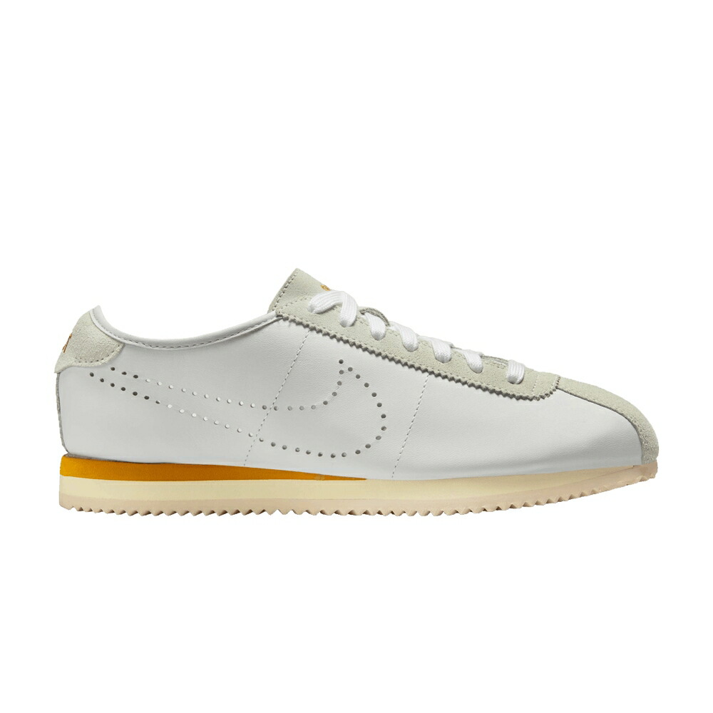 ナイキ コルテッツ なめし革 銅 ブロンズ 白いこと 白いこと \u0027WHITE SWOOSH\u0027 スニーカー レディース NIKE WMNS CORTEZ LEATHER BRONZE PERFORATED / WHITE LIGHT BONE COCONUT MILK