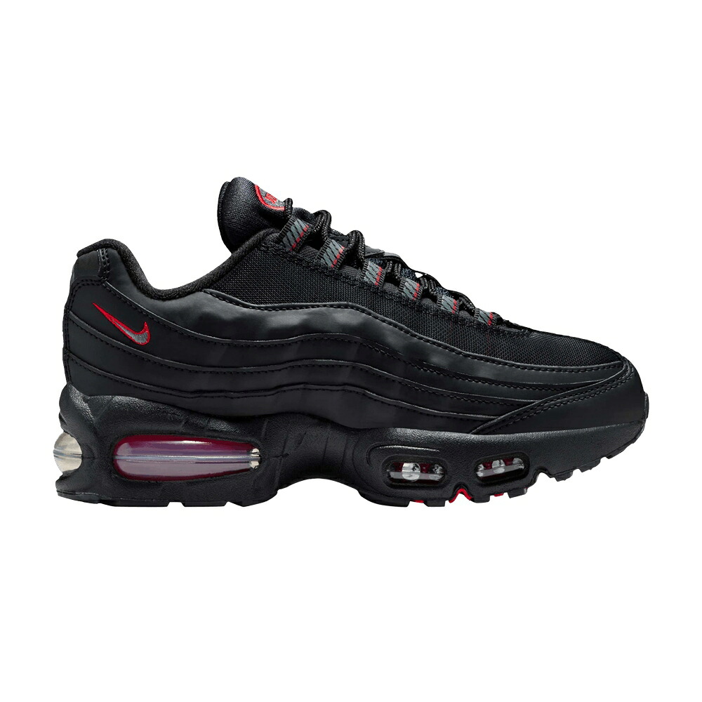 ナイキ マックス 黒色 ブラック 灰色 グレー 赤 レッド エアマックス 'RACING RED' ジュニア キッズ NIKE AIR MAX 95 OG GS PACK - BLACK UNIVERSITY / BLACK SMOKE GREY UNIVERSITY RED ベビー マタニティ スニーカ