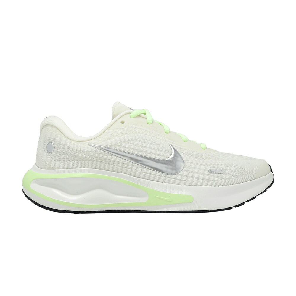 ナイキ ラン 銀色 シルバー 白色 ホワイト AIL GREEN スニーカー レディース NIKE WMNS JOURNEY RUN METALLIC SILVER / SAIL PHOTON DUST SUMMIT WHITE