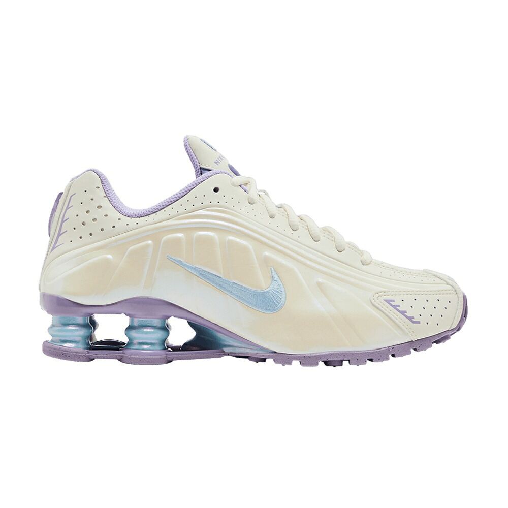 ナイキ ショックス パール 白いこと 白いこと \u0027SOFT BLUE\u0027 御坊っちゃん キッズ NIKE SHOX R4 GS PEARL CELESTINE / SOFT PEARL HYDRANGEAS WHITE もの言う花 マタニティ スニーカー