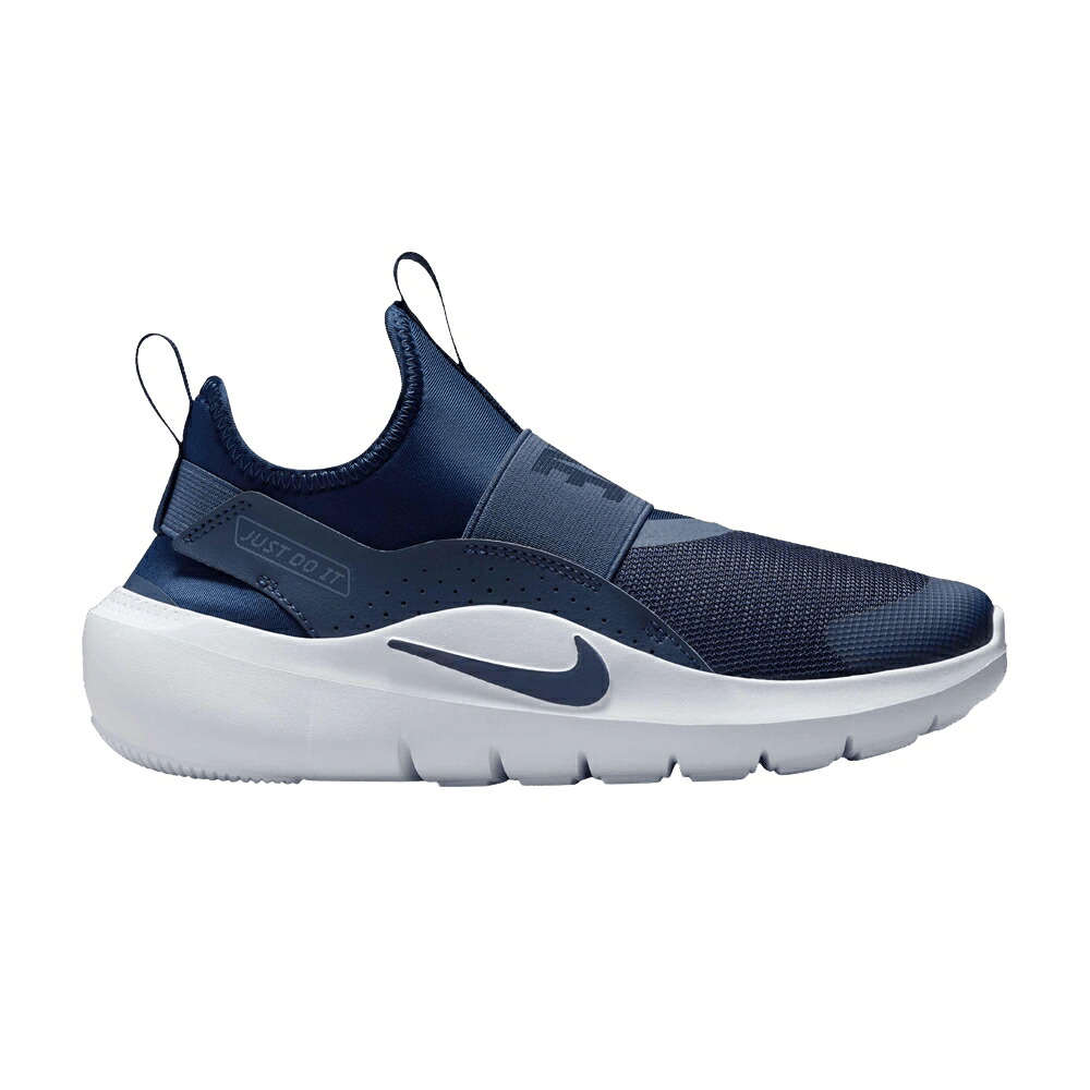 ナイキ 紺色 ネイビー 青色 ブルー 黒色 ブラック 'MIDNIGHT NAVY' ジュニア キッズ NIKE FLEX RUNNER 4 GS / MIDNIGHT NAVY BLUE VOID BLACK ベビー マタニティ スニーカー