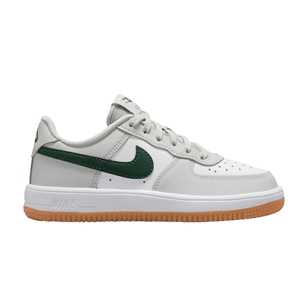 ナイキ 茶色 ブラウン 'PHOTON FIR' ジュニア キッズ NIKE FORCE 1 LOW PS DUST / PHOTON DUST FIR GUM MEDIUM BROWN ベビー マタニティ スニーカー