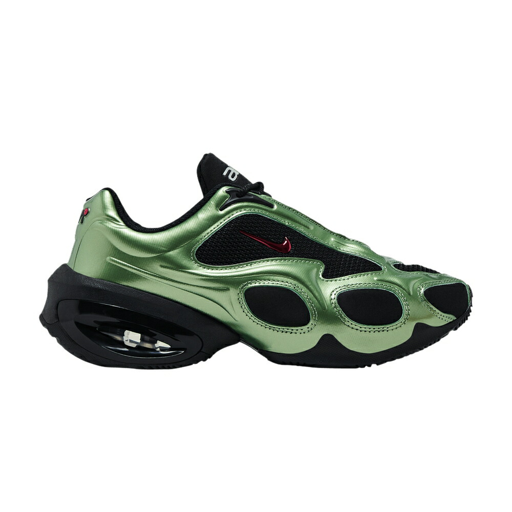ナイキ マックス 黒色 ブラック 緑 グリーン 銀色 シルバー エアマックス METALLIC GREEN スニーカー レディース NIKE WMNS AIR MAX MUSE OIL / BLACK OIL GREEN METALLIC SILVER