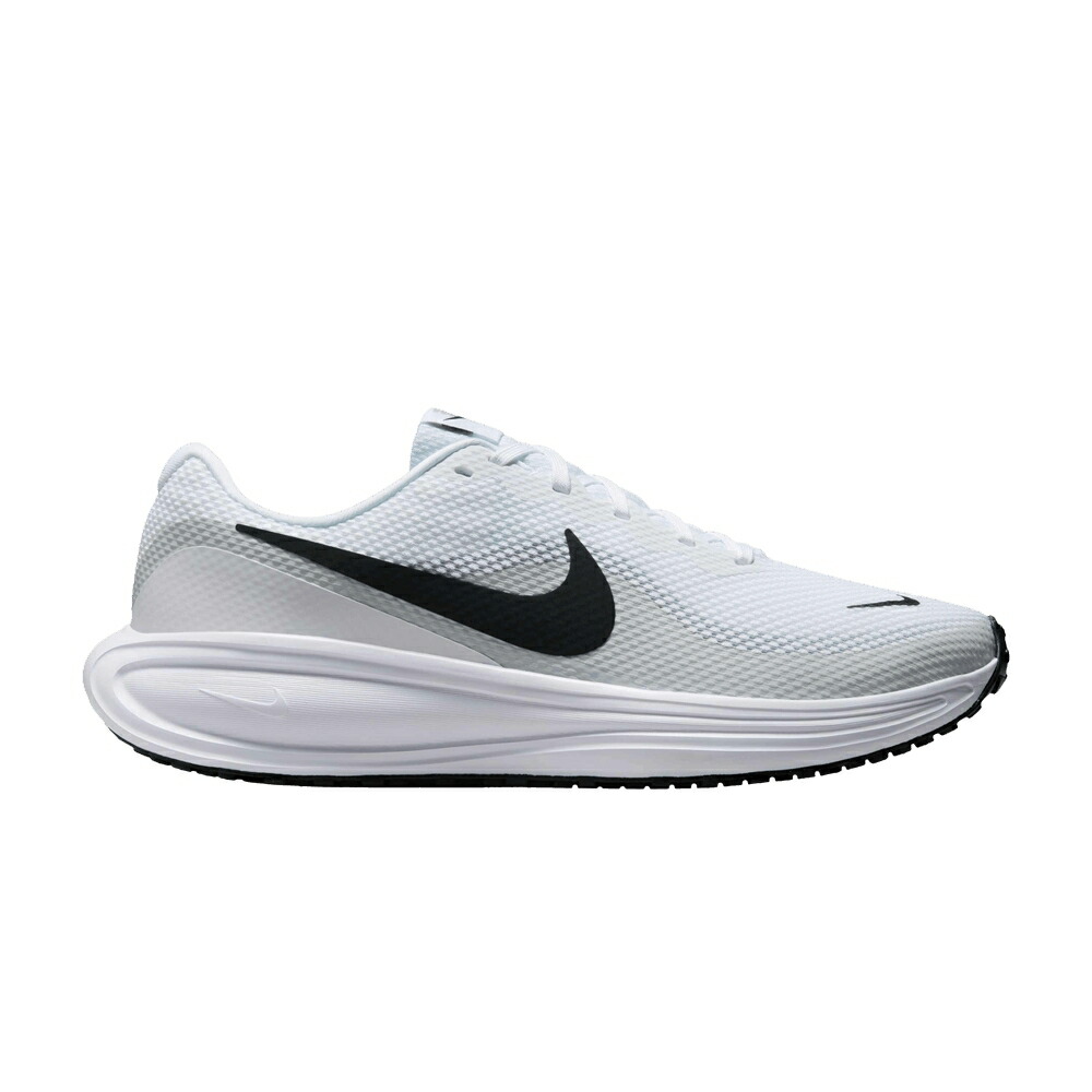 ナイキ レボリューション ピュア プラチナム 白色 ホワイト 黒色 ブラック WHITE BLACK スニーカー メンズ NIKE REVOLUTION 8 PURE PLATINUM / WHITE PURE PLATINUM BLACK