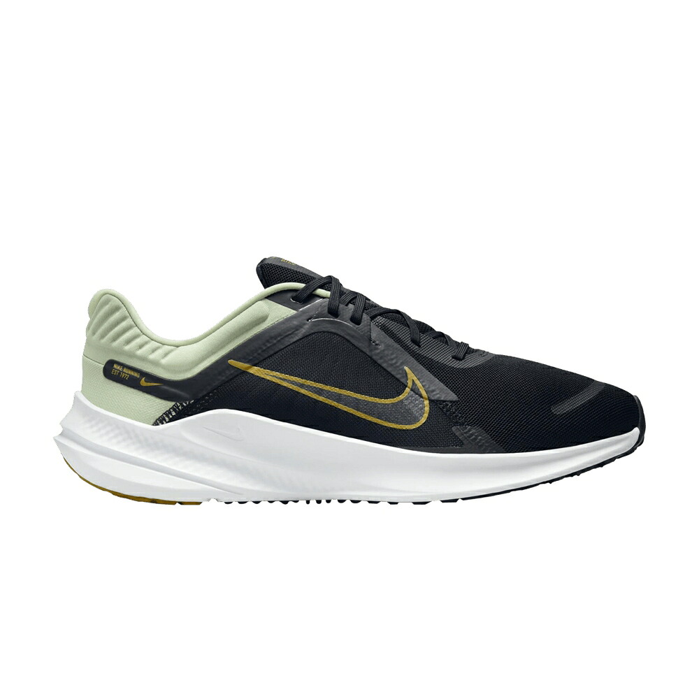 ナイキ オリーブ オーラ 黒色 ブラック 白色 ホワイト 'BLACK AURA' スニーカー メンズ NIKE QUEST 5 OLIVE / OLIVE AURA BLACK WHITE BRONZINE
