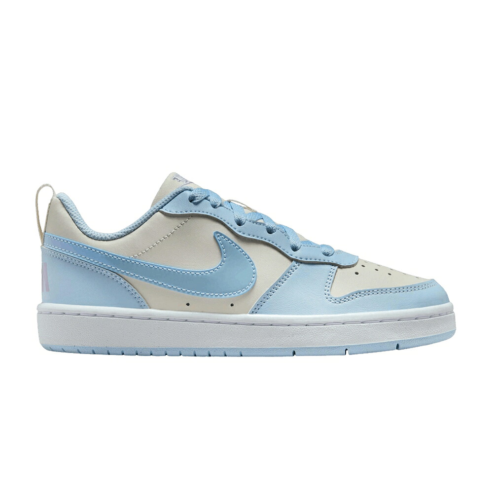 ナイキ コート パール 白色 ホワイト コートバーロウ 'SOFT BLUE' ジュニア キッズ NIKE COURT BOROUGH LOW RECRAFT GS PEARL CELESTINE / SOFT PEARL HYDRANGEAS WHITE ベビー マタニティ スニーカー｜スニケス 32,695円