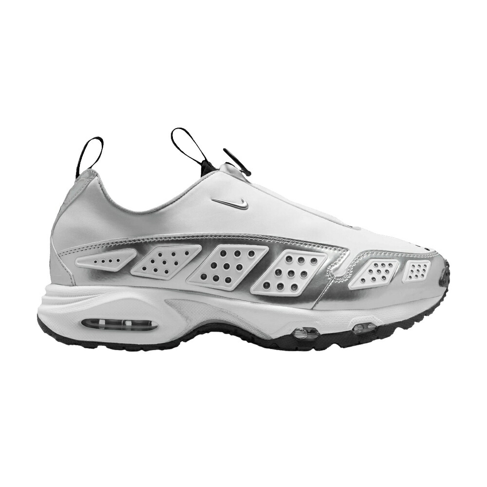 ナイキ マックス 白色 ホワイト 銀色 シルバー 黒色 ブラック WHITE SILVER スニーカー レディース NIKE WMNS AIR SUNDER MAX METALLIC / WHITE METALLIC SILVER BLACK