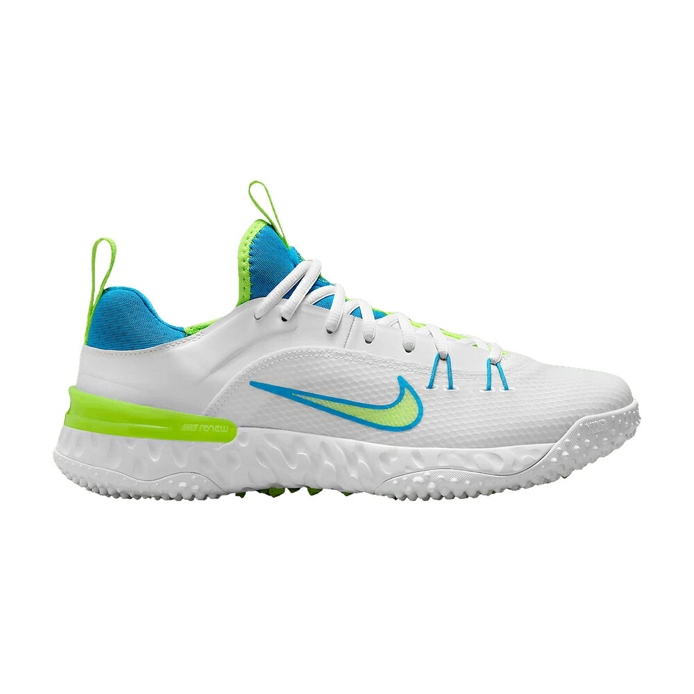 ナイキ ハラチ エリート 白色 ホワイト 青色 ブルー 'WHITE BLUE' スニーカー メンズ NIKE HUARACHE 9 ELITE TF LAX SE VOLT VIVID / WHITE WHITE VOLT VIVID BLUE