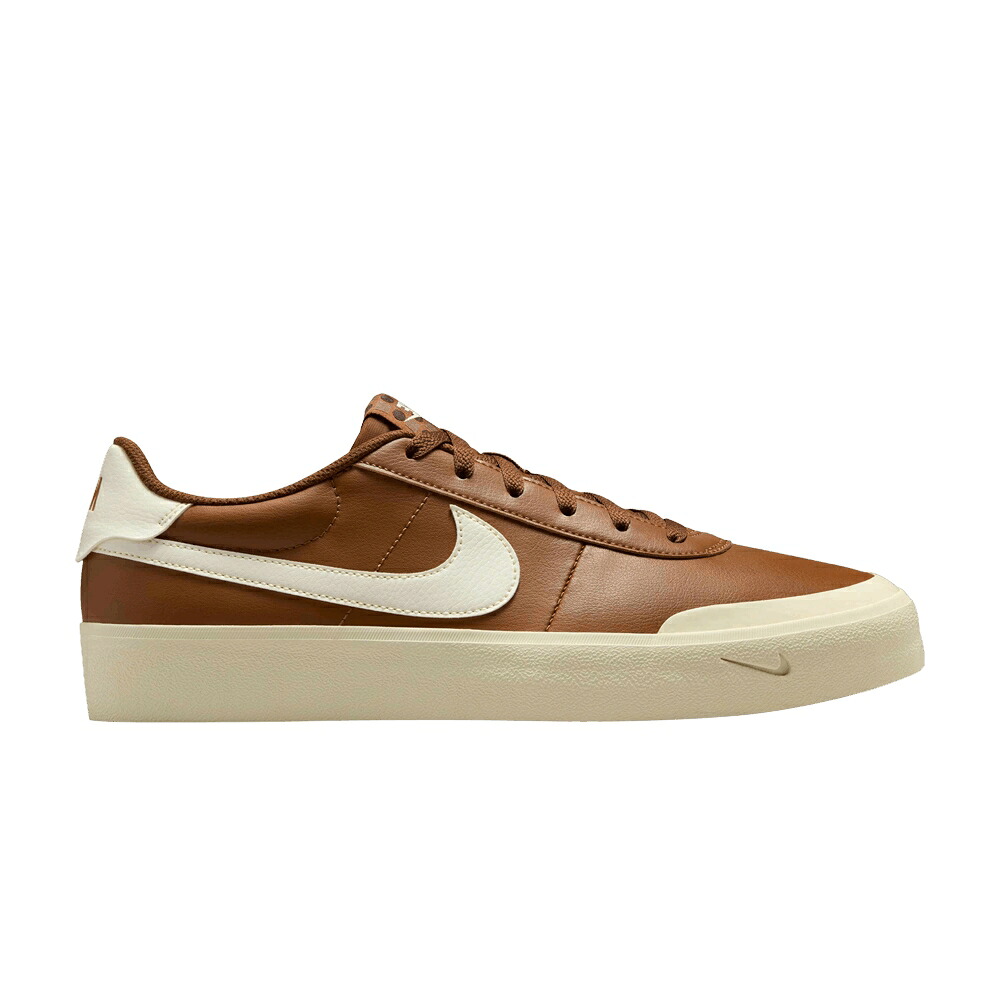 ナイキ コート 'TRACK BROWN' スニーカー メンズ NIKE COURT SHOT / LIGHT BRITISH TAN COCONUT MILK|スニケス