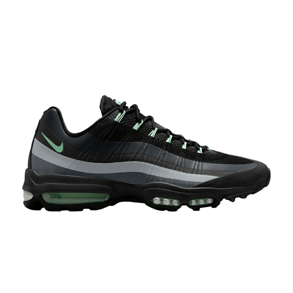 ナイキ マックス ウルトラ 黒色 ブラック 灰色 グレー エアマックス BLACK FOAM スニーカー メンズ NIKE AIR MAX 95 ULTRA MINT / BLACK GREY MINT FOAM