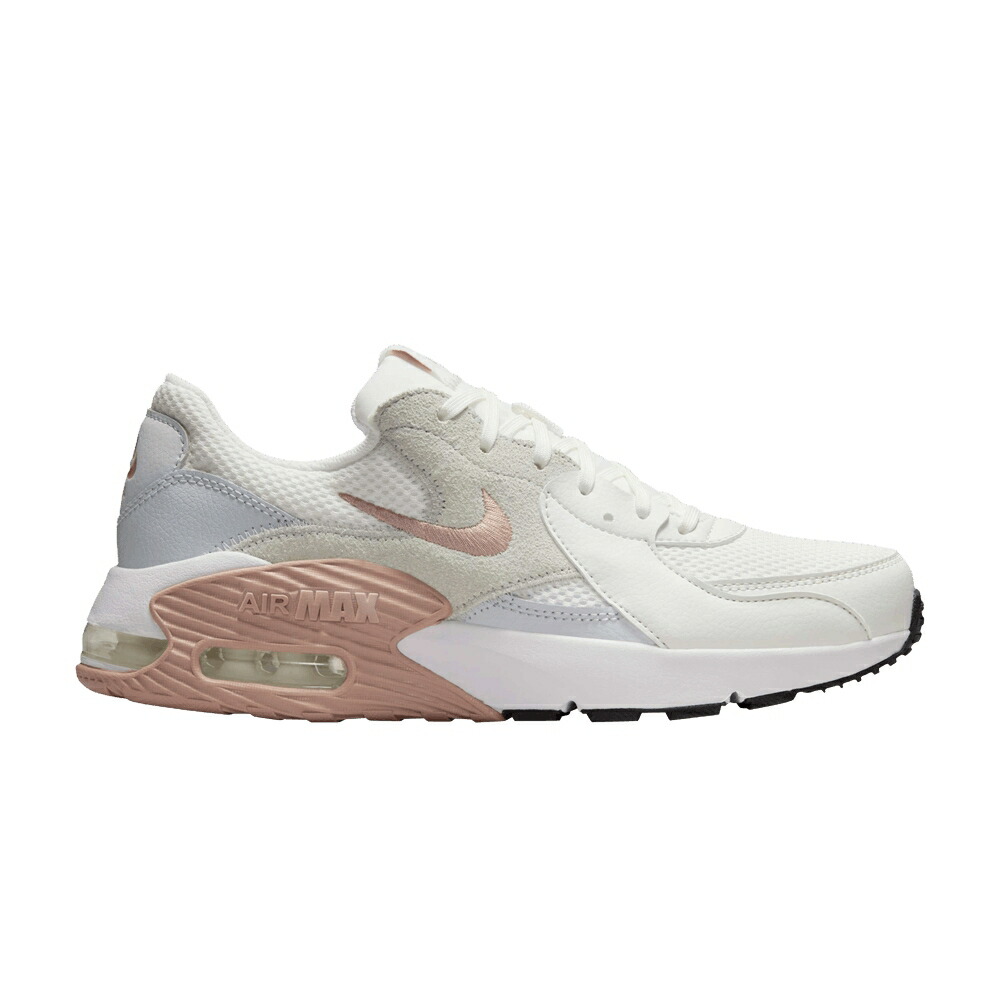 ナイキ マックス 白色 ホワイト ピュア プラチナム 黒色 ブラック エアマックス PARTICLE PINK スニーカー レディース NIKE WMNS AIR MAX EXCEE / SUMMIT WHITE PURE PLATINUM BLACK