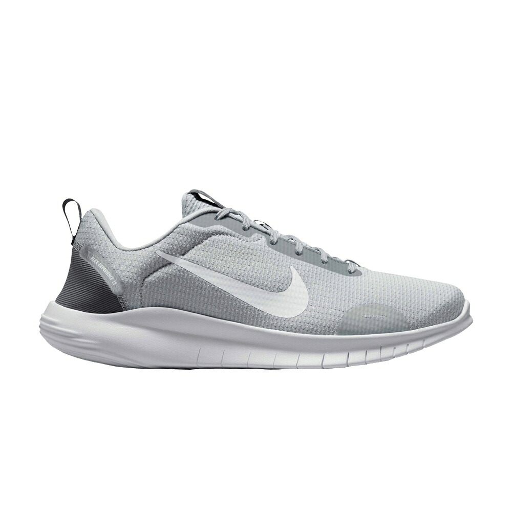 ナイキ エクスペリエンス ラン 灰色 グレー 白色 ホワイト 'WOLF GREY' スニーカー メンズ NIKE FLEX EXPERIENCE RUN 12 / WOLF GREY IRON GREY WHITE
