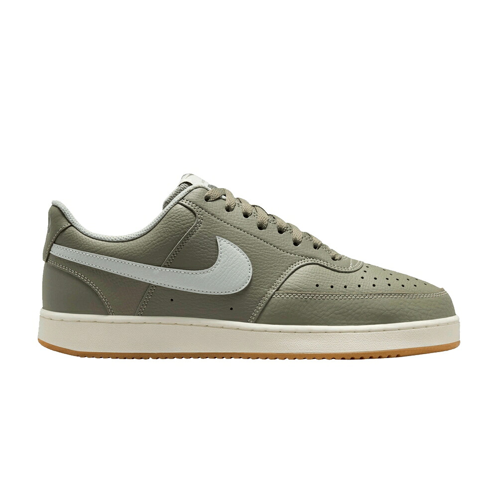 ナイキ コート アーミー 茶色 ブラウン 'LIGHT ARMY' スニーカー メンズ NIKE COURT VISION LOW / LIGHT ARMY SAIL GUM LIGHT BROWN｜スニケス