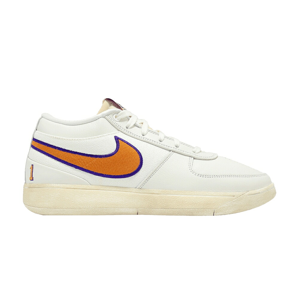 ナイキ 橙 オレンジ コート 紫 パープル 'VALLEY' スニーカー メンズ NIKE BOOK 1 EP / SAIL CLAY ORANGE COURT PURPLE