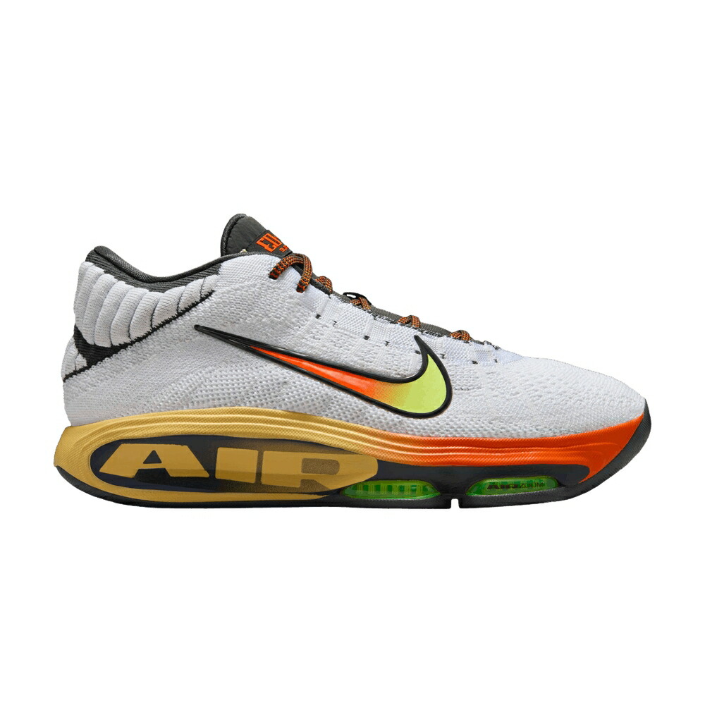 ナイキ ズーム 白色 ホワイト 橙 オレンジ BIG AIR スニーカー メンズ NIKE AIR ZOOM GT HUSTLE 3 / WHITE SAFETY ORANGE VOLT