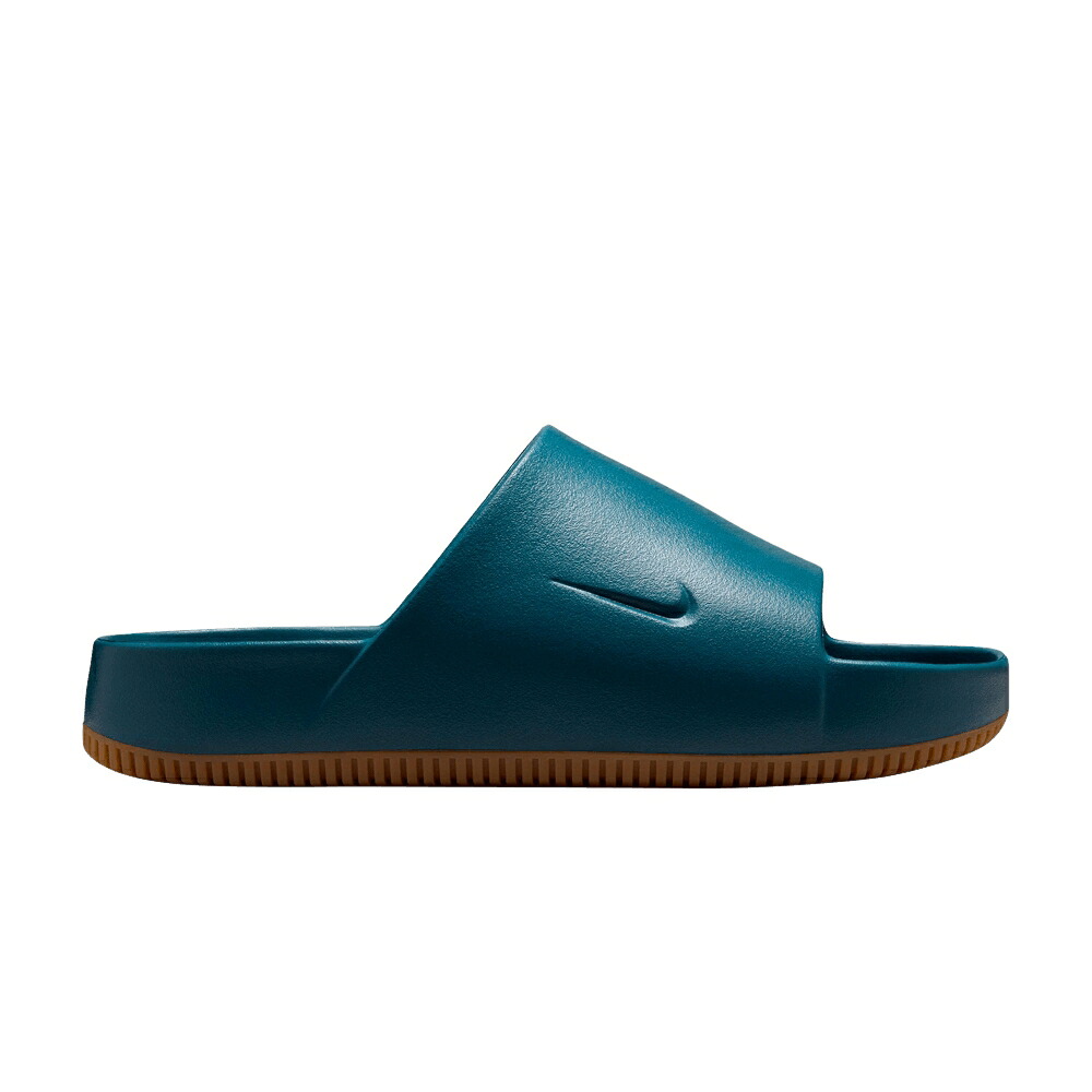 ナイキ サンダル 青み 青色 赤銅色 赤銅色 \u0027BLUE FORCE\u0027 スニーカー メンズ NIKE CALM SLIDE / BLUE FORCE GUM MEDIUM BROWN BLUE