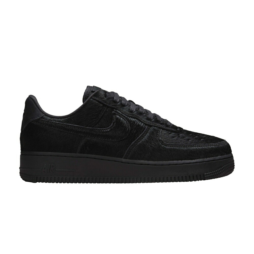 ナイキ 子馬 黒いこと 黒いこと 空軍 \u0027BLACK HAIR\u0027 スニーカー レディース NIKE WMNS AIR FORCE 1 LOW PONY / BLACK OFF NOIR BLACK
