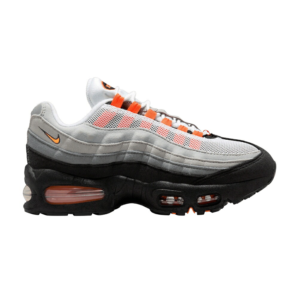 ナイキ マックス 白色 ホワイト 灰色 グレー エアマックス 'BRIGHT MANDARIN' ジュニア キッズ NIKE AIR MAX 95 OG GS 2025 / WHITE BRIGHT MANDARIN WOLF GREY ベビー マタニティ スニーカー
