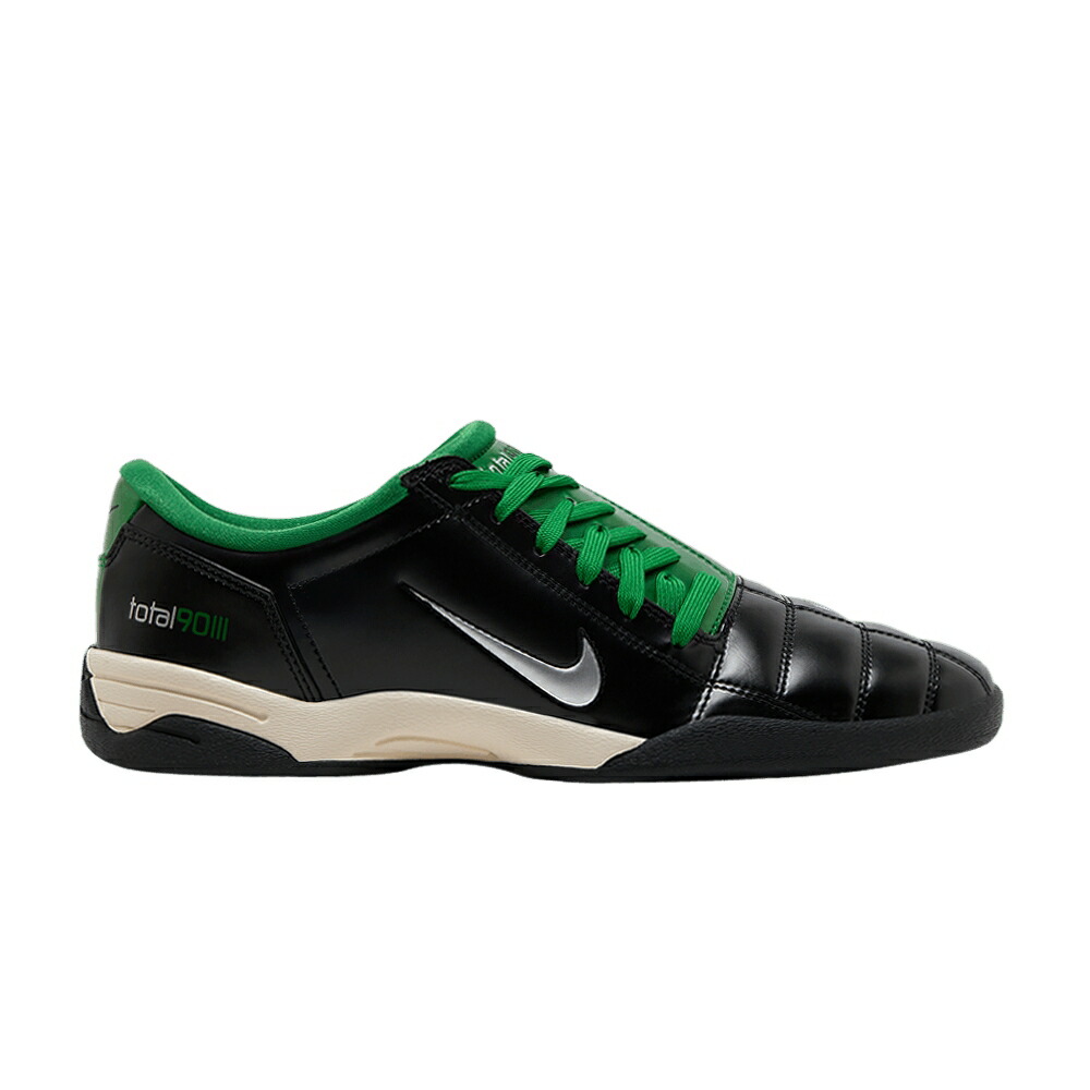 ナイキ 黒色 ブラック 緑 グリーン ナチュラル 'RAGE QUIT' スニーカー メンズ NIKE TOTAL 90 3 SP / BLACK APPLE GREEN NATURAL