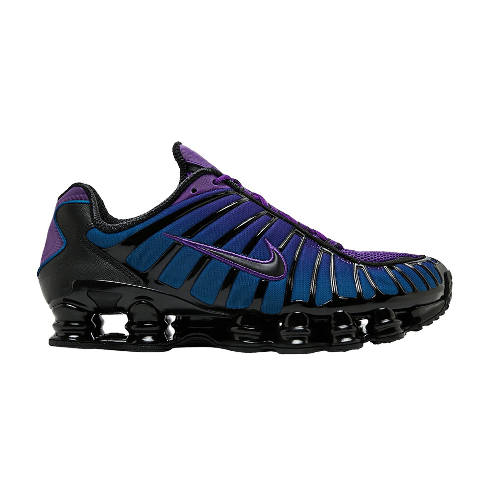 ナイキ ショックス 紫 パープル 青味 青み 黒いこと 黒いこと \u0027VOLTAGE PURPLE\u0027 スニーカー メンズ NIKE SHOX TL / VOLTAGE PURPLE BLUE FORCE BLACK
