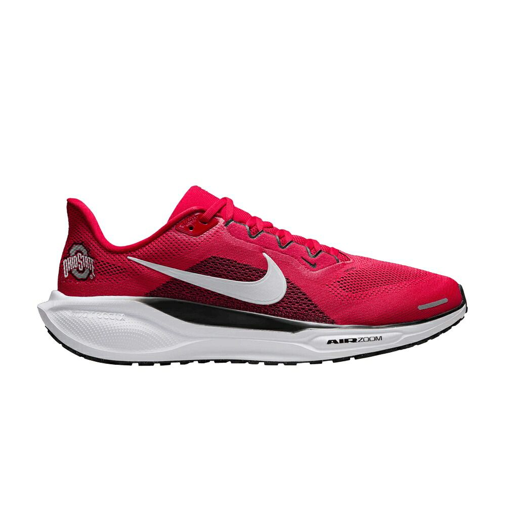 ナイキ ズーム ペガサス 赤 レッド 白色 ホワイト ズームペガサス 'オハイオステイト' スニーカー メンズ NIKE NCAA X AIR ZOOM PEGASUS 41 'OHIO STATE' / UNIVERSITY RED WHITE WHITE|スニケス