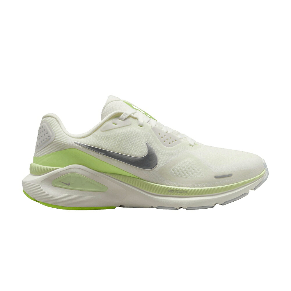 ナイキ 白いこと 白いこと \u0027WHITE VOLT\u0027 スニーカー レディース NIKE WMNS STRUCTURE 26 BARELY / SUMMIT WHITE CHROME BARELY VOLT