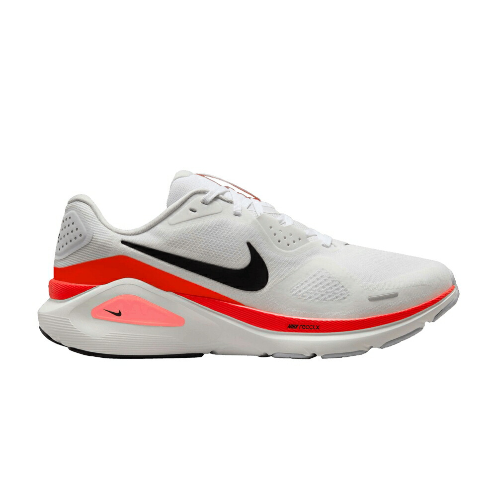 ナイキ 白色 ホワイト 黒色 ブラック クリムゾン WHITE CRIMSON スニーカー メンズ NIKE STRUCTURE 26 BRIGHT / WHITE BLACK BRIGHT CRIMSON