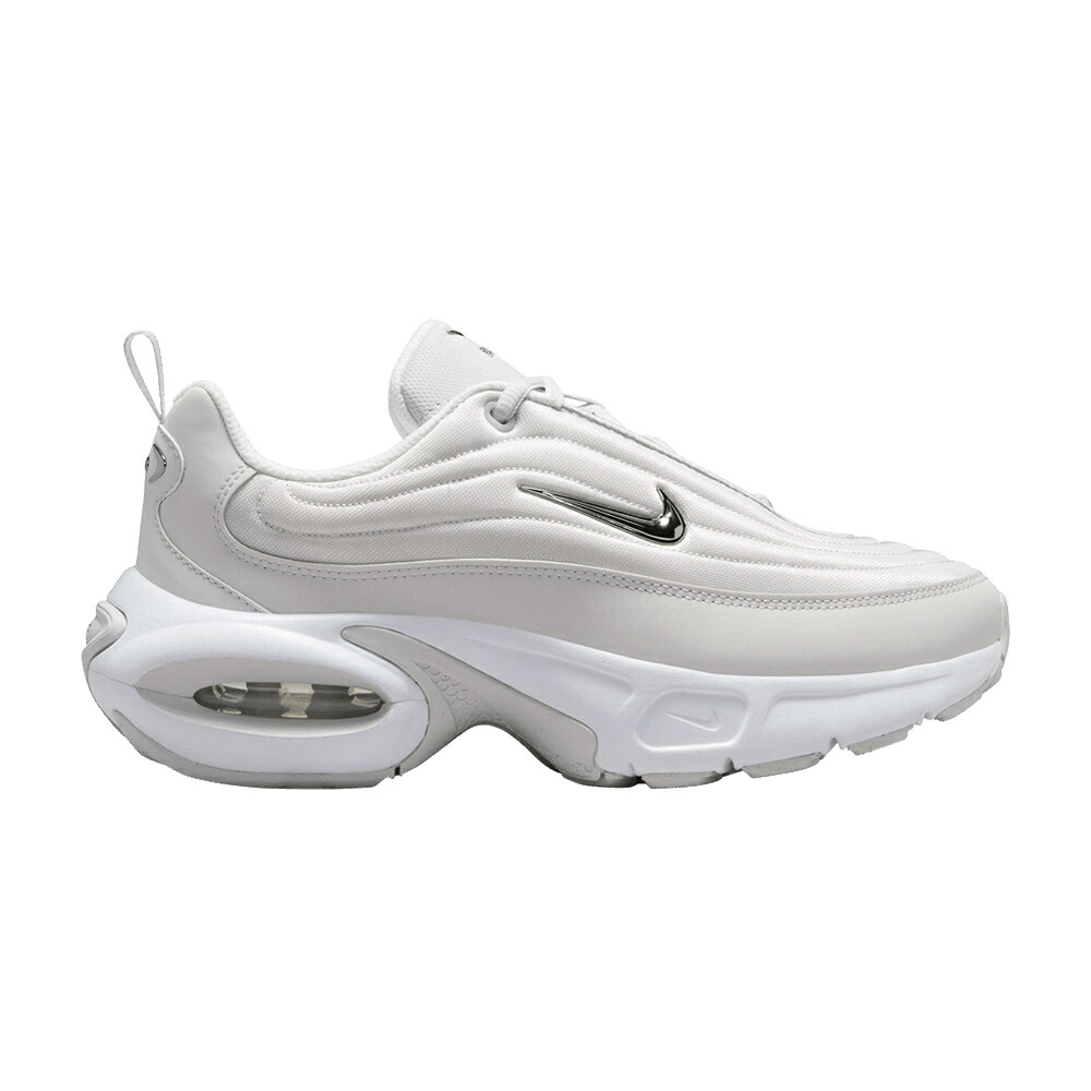 ナイキ マックス 白色 ホワイト ワイルド 灰色 グレー エアマックス WHITE SILVER スニーカー レディース NIKE WMNS AIR MAX PORTAL SE METALLIC / WHITE WHITE WILD GREY METALLIC