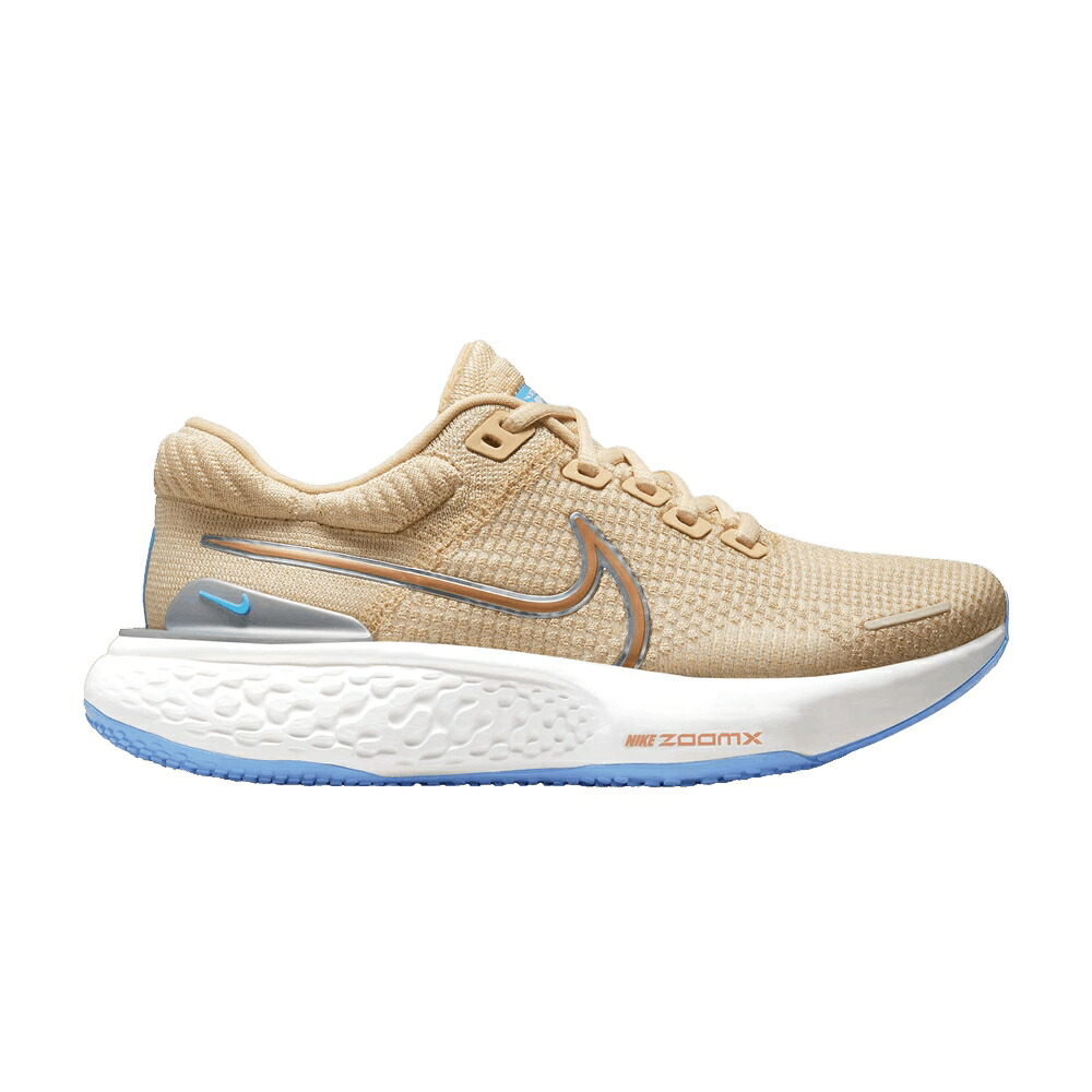 ナイキ ラン フライニット 白色 ホワイト ESAME COPPER スニーカー レディース NIKE WMNS ZOOMX INVINCIBLE RUN FLYKNIT 2 METALLIC / SESAME OATMEAL WHITE METALLIC