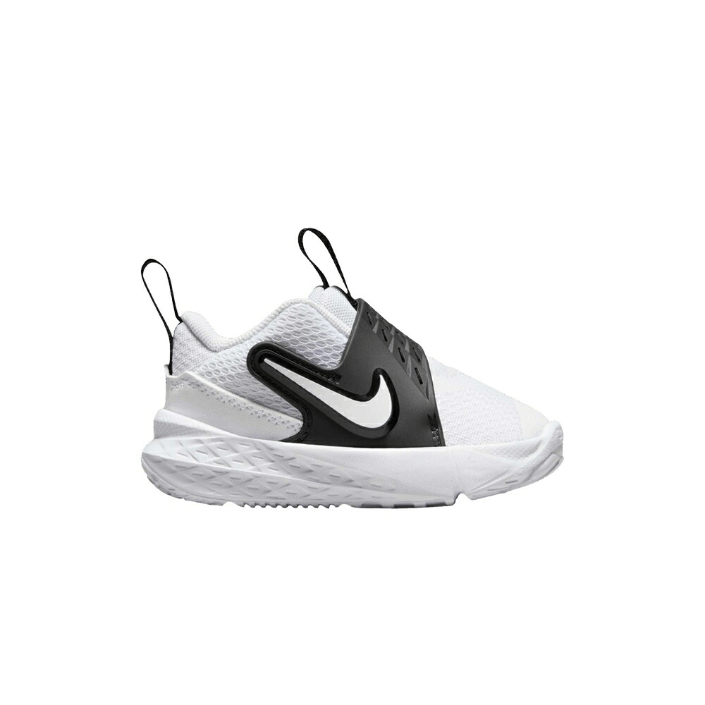 ナイキ チーム 白色 ホワイト 黒色 ブラック 'WHITE BLACK' ベビー NIKE TEAM HUSTLE D12 TD / WHITE BLACK WHITE