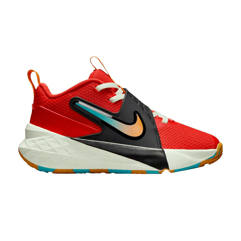 ナイキ チーム 赤 レッド 'PICANTE RED' ジュニア キッズ NIKE TEAM HUSTLE D12 PS / PICANTE RED DUSTY CACTUS VOLT ベビー マタニティ スニーカー